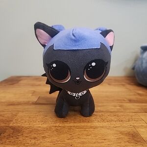 LOL Surprise Pets Midnight Pup Adorable Black and Blue Cat Plush Toy